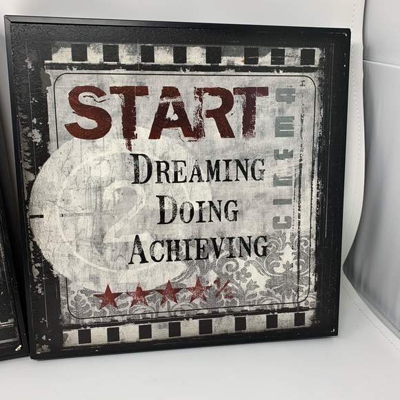 Movie reels graphic chunky wall art decor picture - Picture 2 of 8